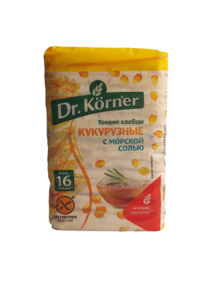 Хлебцы ДОКТОР КОРНЕР Кукурузные с морской солью 100г
