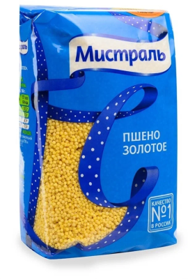 Пшено Мистраль Золотое 900гр.