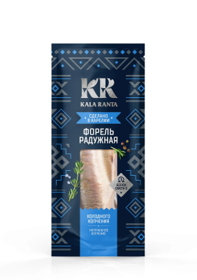 Форель Балык холодного копчения (около 800гр), вес "АО Кала-Ранта", Карелия