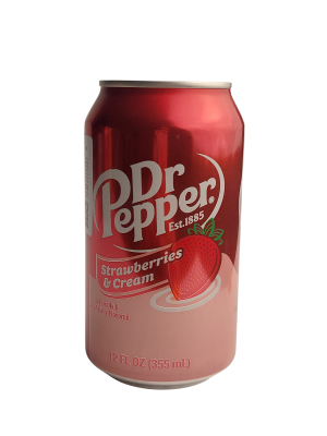 Напиток б/а газ. Клубничный крем "Dr.Pepper" 0,355л ж/б США