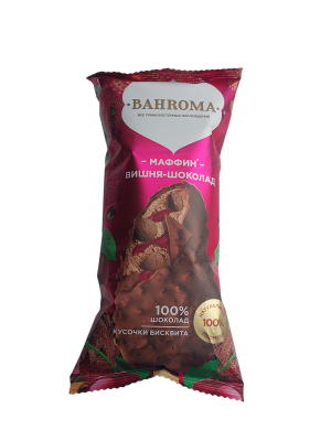 Мороженое БАХРОМА Вишнёвый Маффин вишня/шоколад 75г эскимо