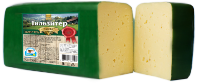 Сыр МОЛОЧНЫЕ ПРОДУКТЫ ПУШКИНОГОРЬЯ Тильзитер люкс 45% вес