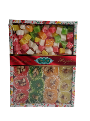 Рахат лукум ЩЕРБЕТ Набор Куш + Ролл Ассорти с грецким орехом 700г