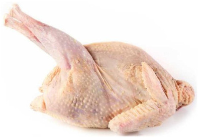 Цесарка КФХ Рошаль без головы и лап вес заморозка