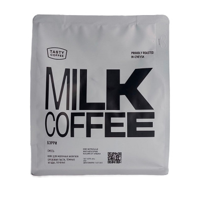 Кофе в зернах Tasty 100 % ар., Бэрри, Бразил, Эфиопия, (смесь, эспрессо) 250гр.