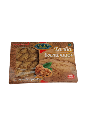 Халва ЩЕРБЕТ арахисовая с грецким орехом 300г