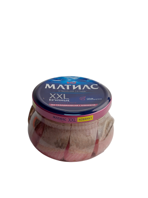 Сельдь МАТИАС филе кусочки с/с XXL отборный по-скандинавски в масле 260г