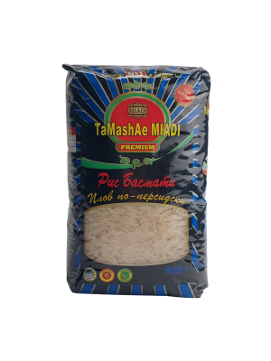 Рис ТАМАШЕ Миади Премиум басмати длиннозёрный плов по-персидски 900г