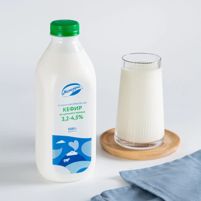 Кефир МЕЖОЗЁРКА 3,2-4,5% 1000г пэт