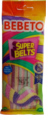Мармелад Bebeto жевательный Super Belts, 75гр.