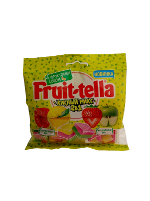 Мармелад Фрут-телла Кислый микс 2в1 41г