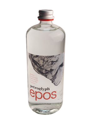 Вода ПЕТРОГЛИФ ЭПОС минеральная природная столовая питьевая газированная 0,75л ст/б