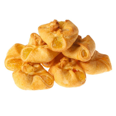 Печенье сдобное Лимонные рулетики, вес Северная столица