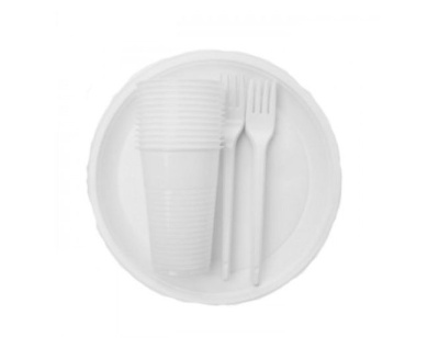 Набор одноразовой посуды Пикник-6, по 6шт.