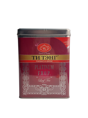 Чай ТИ ТЭНГ F.B.O.P. Платинум чёрный 400г металлическая банка