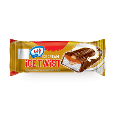 Мороженое АЙС ТВИСТ мороженое в шоколадной глазури и хрустящим печеньем 60г