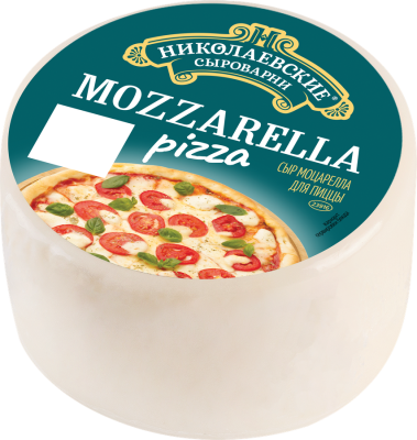Сыр Моцарелла для пиццы 40%, вес Николаевские сыроварни