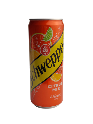 Напиток б/а газ. Цитрусовый микс "Schweppes" 0,33л ж/б