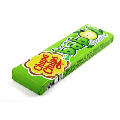 Жевательная резинка ЧУПА ЧУПС Бигбабол Зелёное яблоко 21г