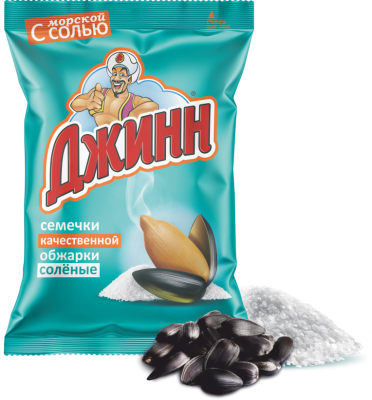Семечки жареные соленые ™Джинн, 100гр