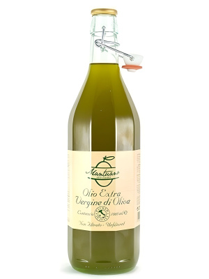 Масло MANTUANO Extra virgin оливковое нефильтрованное нерафинированное costolata 0,5л ст/б