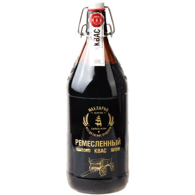 Квас Ремесленный Живой, нефильтр. 1л, Афанасий