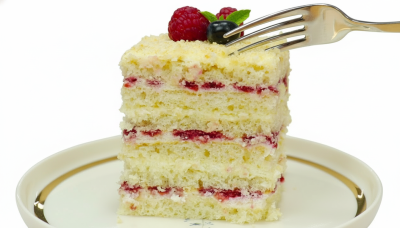 Торт Молочная девочка с малиной, 130гр ±30гр  ™Курортный