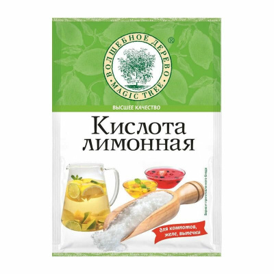 Лимонная кислота 15 гр. "Волшебное дерево"
