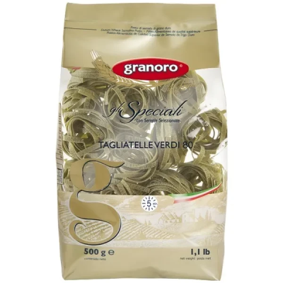 Макаронные изделия ГранОро № 80 Тальятелле Верди Дедикато 500г