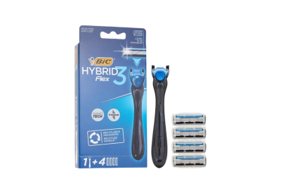 Станок бритвенный BIC 3 Hybrid 3 Flex + 4 кассеты