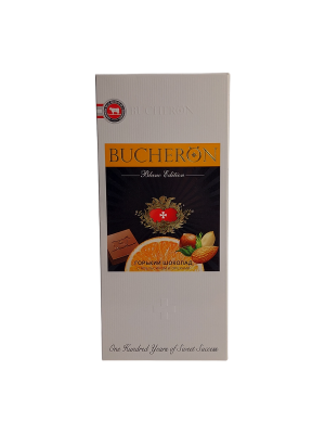 Шоколад БУШЕРОН Блэнк Эдишн Горький Апельсин и орехи 85г