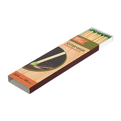 Спички каминные 205 мм, 40 шт/уп BOYSCOUT