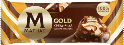 Эскимо МАГНАТ Gold крем-чиз солёная карамель 70г
