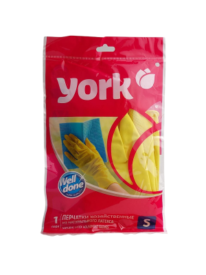 Перчатки хозяйственные из латекса S. York