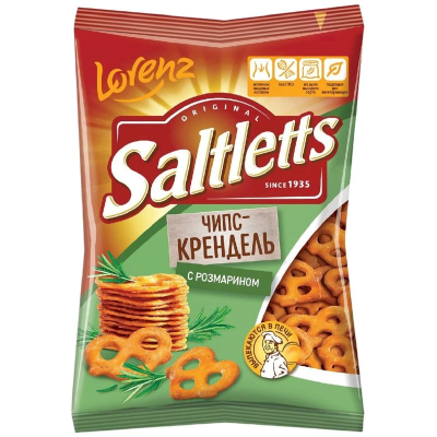 Крендель SALTLETTS с розмарином 70г