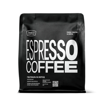 Кофе микролот эспрессо Гватемала Ла Мерсед в зёрнах 250г Tasty Coffee