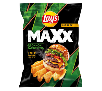 Чипсы ЛЭЙС Двойной Гамбургер 100г