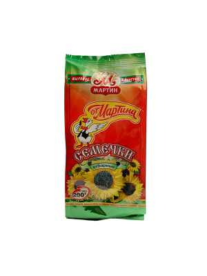 Семечки ОТ МАРТИНА черные 200гр. отборные жаренные
