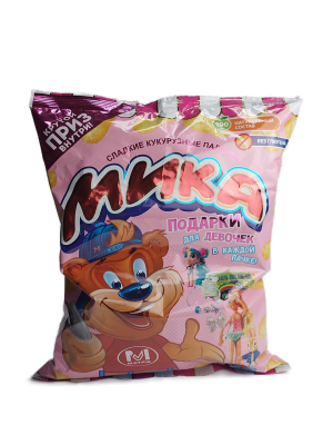 Кукурузные палочки "Мика" с подарком в наборе для девочек 70гр