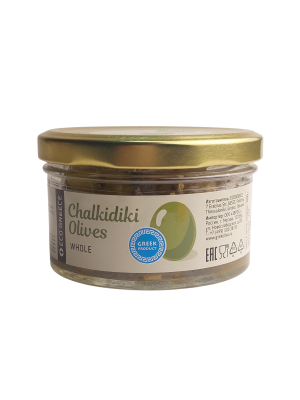 Оливки ЭКО ГРИС Халкидики с косточкой 190мл