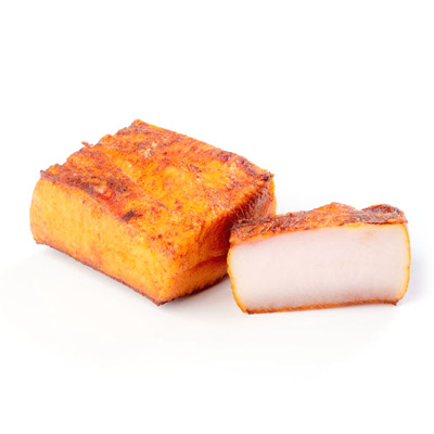 Шпик соленый копченый, вес ТМ Барский продуктъ