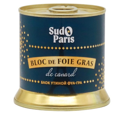 Фуа-гра СУД О ПАРИ утиное 200г ж/б с ключом
