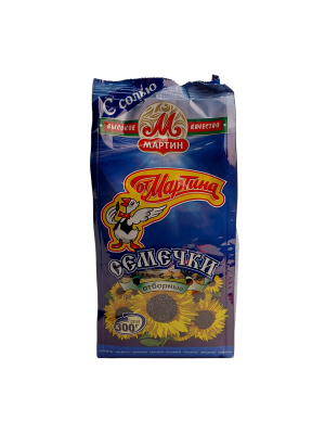 Семечки ОТ МАРТИНА Отборные с солью 300г