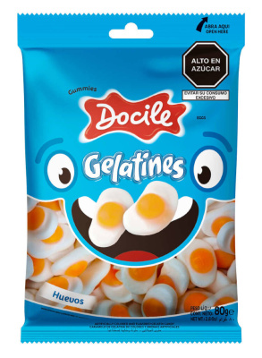 Мармелад Яичница со вкусом персика 80 г Docile