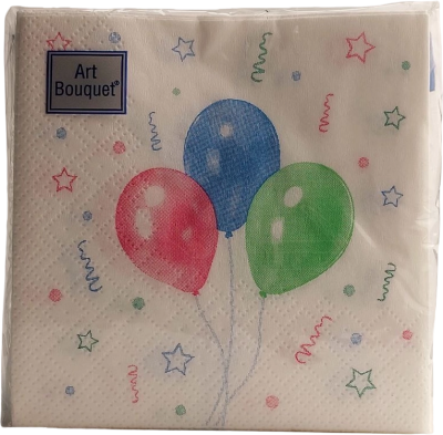 Салфетки бумажные декоративные Art Bouqet® 20*20см. 30шт.