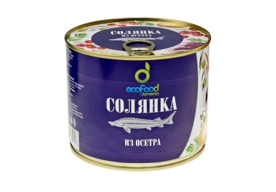 Солянка из Осетра ж/б 530 гр. EcoFood