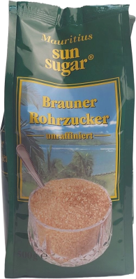Сахар тростниковый Sun Sugar нерафинированный коричневый песок 500гр