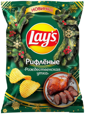 Чипсы ЛЭЙС Рождественская утка 105г