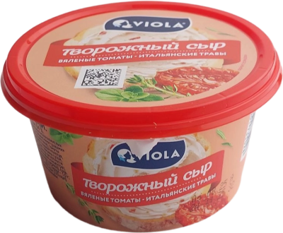 Сыр ВИОЛА с вялеными томатами и итальянскими травами 68% 140г