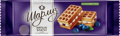 Гофре черника со сливками 3шт.х 30 гр